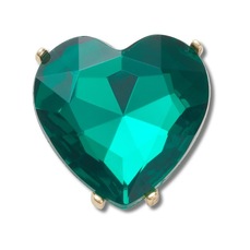 Imagem do produto Jibbitz Cocs Pedra Coração Esmeralda na posição 32 de 2