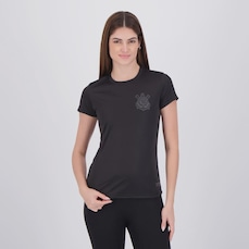 Imagem do produto Camisa Corinthians All Black Dry Feminina na posição 23 de 5