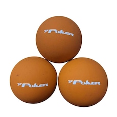 Imagem do produto Kit Bolas de Borracha P/ Frescobol C/3 Poker na posição 25 de 2