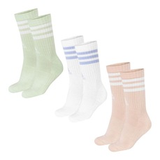 Imagem do produto Kit 3 Pares de Meias ddidas Cano Alto 3 Stripes Unissex na posição 18 de 4