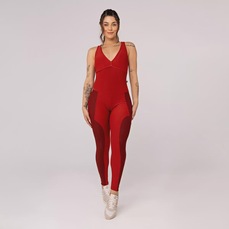 Imagem do produto Macacão Fitness Orbis Fitness Longo Canelado Zero Transparência Bojo - Feminino na posição 28 de 3