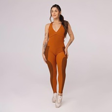 Imagem do produto Macacão Fitness Orbis Fitness Longo Canelado Zero Transparência Bojo - Feminino na posição 5 de 3