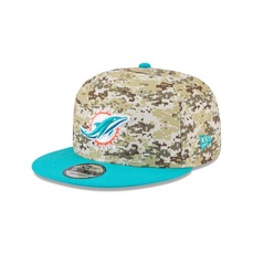 Imagem do produto Boné New Era 9Fifty Miami Dolphins NFL Salute Service 2025 Masculino na posição 2 de 5