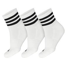 Imagem do produto Kit Meias adidas Cano Médio Três Listras Pack com 3 Pares - Adulto na posição 16 de 3