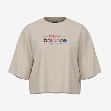 Camiseta Cropped Reimagined New Balance Feminina