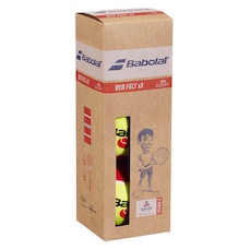 Bolas de Tennis Babolat Iniciação Red Felt X3 com 3 Unidades