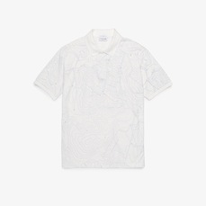 Imagem do produto Camisa Polo de Piqué Estampado em Modelagem Solta Lacoste Masculina na posição 1 de 2