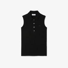 Camiseta Polo Lacoste Feminina L.12.D Slim – Elegância sem Mangas