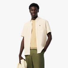 Imagem do produto Camisa Regular Fit de Manga Curta em Linho na posição 18 de 5