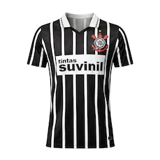 Imagem do produto Camiseta Polo do Corinthians Retrô 1995 Suvinil Listrada Coimbra - Masculino na posição 19 de 3