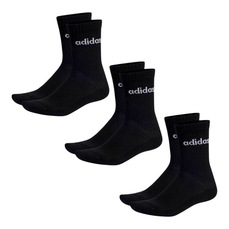Imagem do produto Kit 3 Pares de Meia Cano Alto adidas Linear Crew Unissex na posição 2 de 2