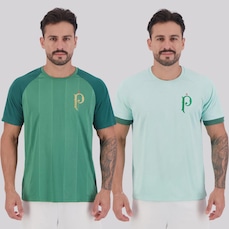 Imagem do produto Camisa Palmeiras Dots e Palestra Raglan Masculina - 2 Unidades na posição 28 de 5
