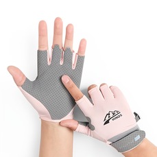 Imagem do produto Luvas Fitness Gold Sports Wind Meio Dedos Anti Slip Com Tecido - Adulto na posição 2 de 4