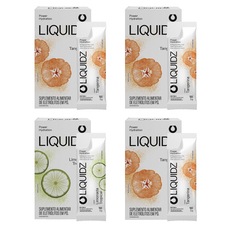 Imagem do produto Kit 4 Caixas LIQUIDZ - Eletrólitos Zero Açúcares - Limonada | Tangerina - 24 sachês na posição 2 de 5