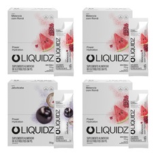 Imagem do produto Kit 4 Caixas LIQUIDZ - Eletrólitos Zero Açúcares - Jabuticaba | Melancia - 56 sachês na posição 33 de 5