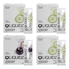 Imagem do produto Kit 4 Caixas LIQUIDZ - Eletrólitos Zero Açúcares - Jabuticaba | Limonada - 56 sachês na posição 6 de 5