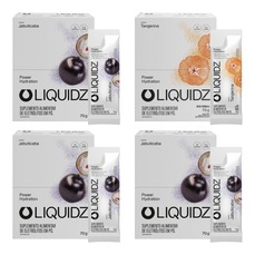 Imagem do produto Kit 4 Caixas LIQUIDZ® - Eletrólitos Zero Açúcares - Jabuticaba | Tangerina- 56 sachês na posição 19 de 5