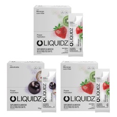 Imagem do produto Kit 3 Caixas LIQUIDZ® - Eletrólitos Zero Açúcares - Morango|Jabuticaba  - 42 sachês na posição 4 de 5