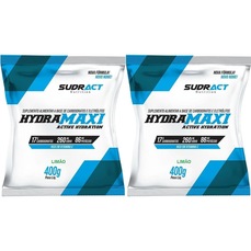 Imagem do produto Kit 2x Hydramaxi Isotônico em Pó - 400g Refil Limão - Sudract Nutrition na posição 11 de 4