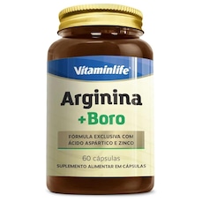 Arginina + Boro - 60 Cápsulas - VitaminLife