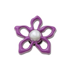 Imagem do produto Jibbitz™ Crocs Floral Roxo com Pérola na posição 27 de 2