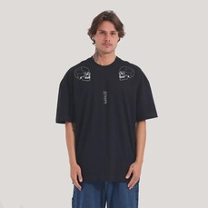 Imagem do produto Camiseta Box Fit Skull Caligraffiti - Mcd - Masculino na posição 1 de 5