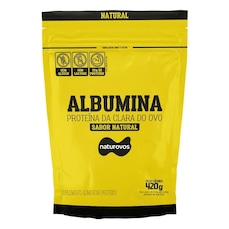 Imagem do produto Albumina - 420g Refil Natural - Naturovos na posição 1 de 2