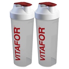 Imagem do produto Kit 2X Coqueteleira Saúde com Vitafor - 600ml  Transparente  - Vitafor na posição 5 de 2