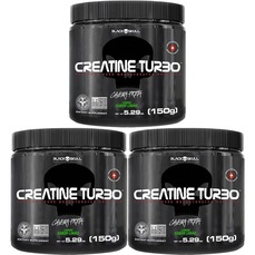 Imagem do produto Kit 3X Creatine Turbo Monohidratada - 150g Limão - Black Skull na posição 3 de 3