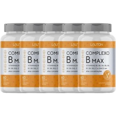 Imagem do produto Kit 5X Complexo B Max - 60 Cápsulas - Lauton Nutrition na posição 5 de 3