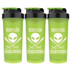 Imagem do produto Kit 3X Coqueteleira Diabo Verde Mansão Maromba - 600ml - FTW na posição 3 de 3
