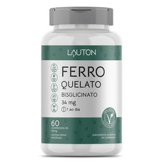 Imagem do produto Kit 2X Ferro Quelato Bisglicinato - 60 Comprimidos - Lauton Nutrition na posição 8 de 3