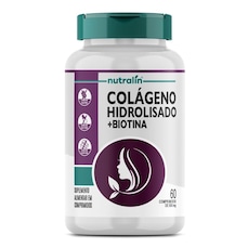 Imagem do produto Kit 2X Colágeno Hidrolisado + Biotina - 60 Comprimidos - Nutralin na posição 4 de 3