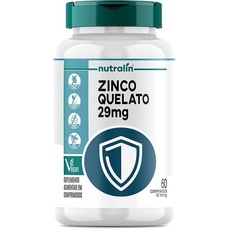 Imagem do produto Zinco Quelato - 60 Comprimidos - Nutralin na posição 9 de 2