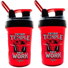 Imagem do produto Kit 2X Coqueteleira My Body Is a Temple - 450ml - IntegralMédica na posição 9 de 2