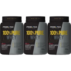 Imagem do produto Kit 3X 100% Pure Whey Nova Fórmula - 900g Morango - Probiótica na posição 2 de 3