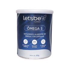 Imagem do produto Ômega 3 1000mg - 60 Cápsulas - LetsBe Nutrition na posição 10 de 2