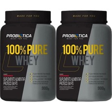 Imagem do produto Kit 2X 100% Pure Whey Nova Fórmula - 900g Morango - Probiótica na posição 31 de 3