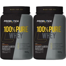 Imagem do produto Kit 2X 100% Pure Whey Nova Fórmula - 900g Chocolate - Probiótica na posição 9 de 3