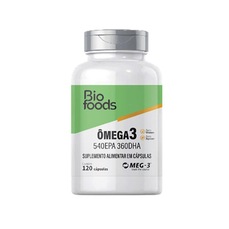 Imagem do produto Ômega 3 BioFoods - 120 Cápsulas - Katiguá na posição 7 de 2