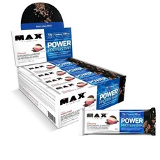 Imagem do produto Power Protein Bar - 12 Unidades 41g Napolitano - Max Titanium na posição 25 de 2