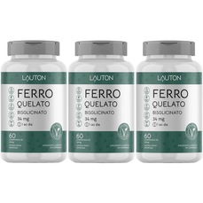 Imagem do produto Kit 3X Ferro Quelato Bisglicinato - 60 Comprimidos - Lauton Nutrition na posição 3 de 3