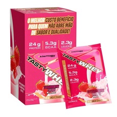 Imagem do produto Tasty Whey 3W - 12 Sachês 34g Strawberry Creme - Adaptogen na posição 23 de 3