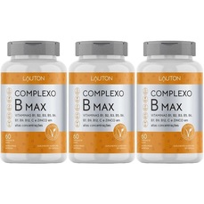 Imagem do produto Kit 3X Complexo B Max - 60 Cápsulas - Lauton Nutrition na posição 35 de 3