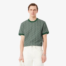 Imagem do produto Camiseta Jacquard com Monograma Lacoste Masculina na posição 14 de 4