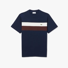 Imagem do produto Camiseta de Blocos de Cores de Malha Lacoste Masculina na posição 5 de 2