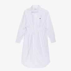 Imagem do produto Vestido Camisa Oversized em Popeline Lacoste Feminino na posição 15 de 2