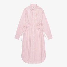 Imagem do produto Vestido Camisa Oversized em Popeline Lacoste Feminino na posição 13 de 2