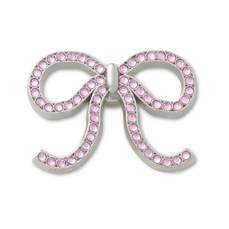 Imagem do produto Jibbitz™ Crocs Laço Rosa com Pedras na posição 11 de 2