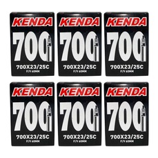 Imagem do produto Kit de Câmara de ar com 6 Unidades 700 x 23/25 Kenda bico fino presta 60 mm na posição 15 de 5